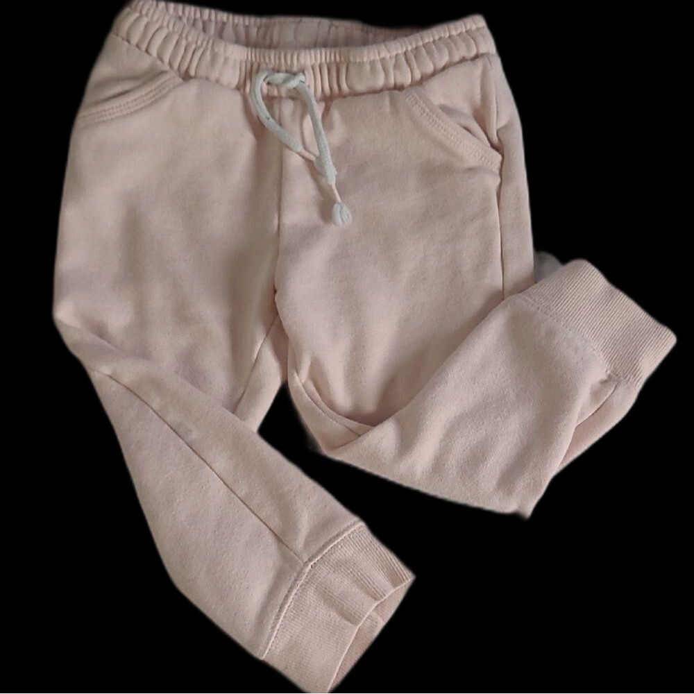 Cat & Jack 2T Girls Pale Pink Kids Jogger Sweatpants